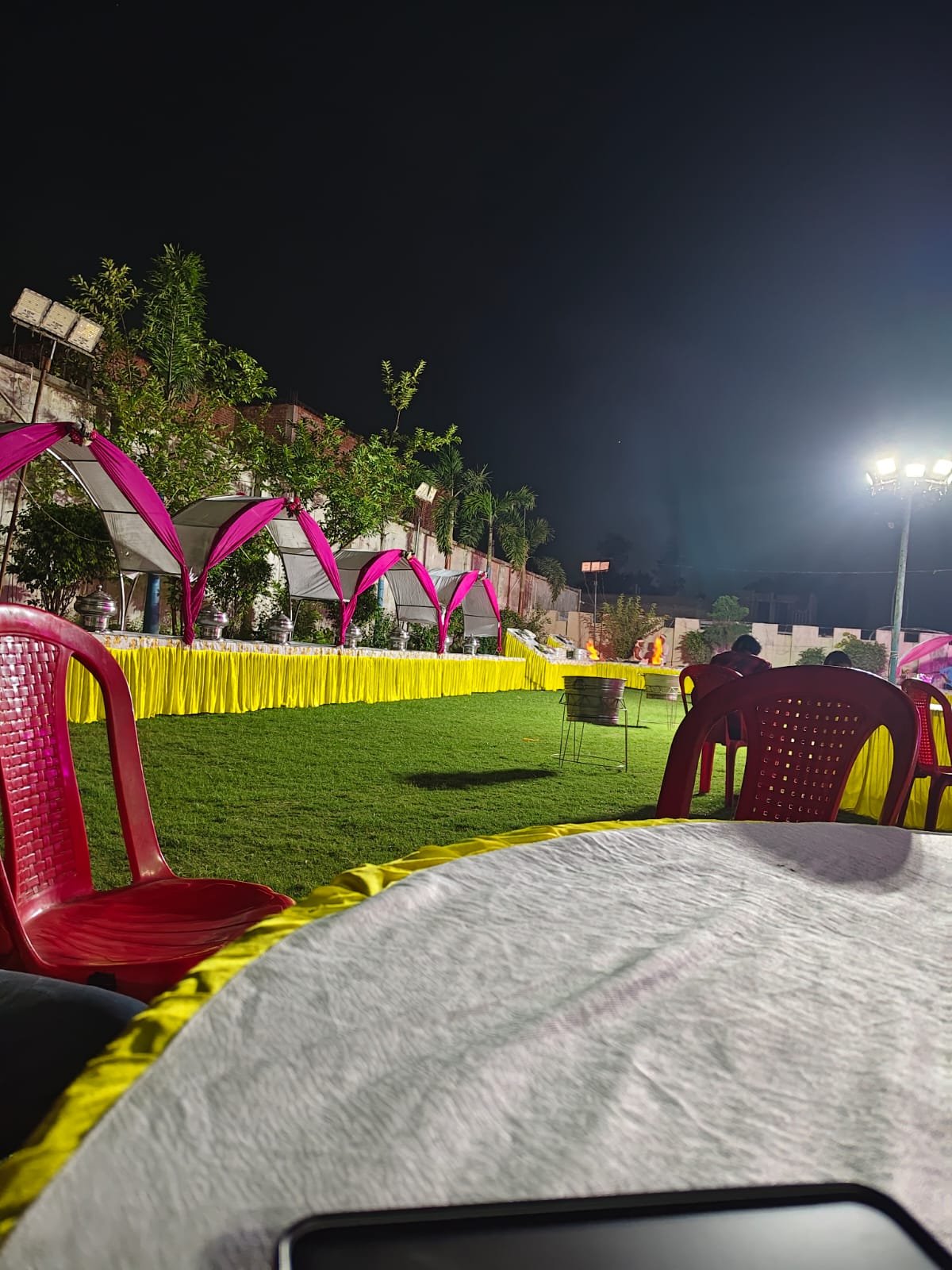 Outdoor Decoration Setup